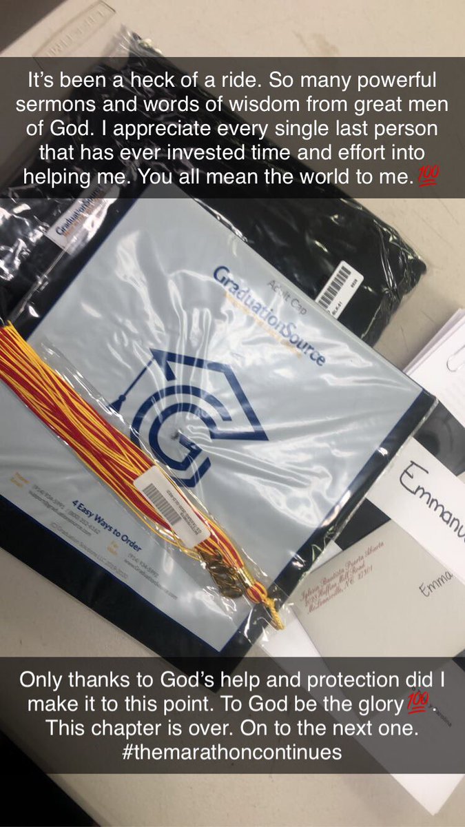 5_leunamm3's tweet image. This is the end of this chapter of my life. Came with times of deep pain, hard work, determination, loss, deep stress, and serious sacrifices. But. Again that is over. Now on to the next chapter.  #CLASSOF2K20 #classof2020 #themarathoncontinues #MambaMentality #IPromise