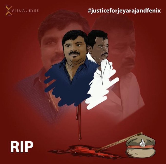 Maran92930799's tweet photo. #JusticeForJeyarajAndFenix
Respected @CMOTamilNadu sir..I truly respect your compensation and condolences to their family..but that's not enough for their unbearable loss💔💔.. Immediately dismiss the bloody culprits who named as cops and issue warrant to arrest them🔥.. https://t.co/l0fElNuOsQ
