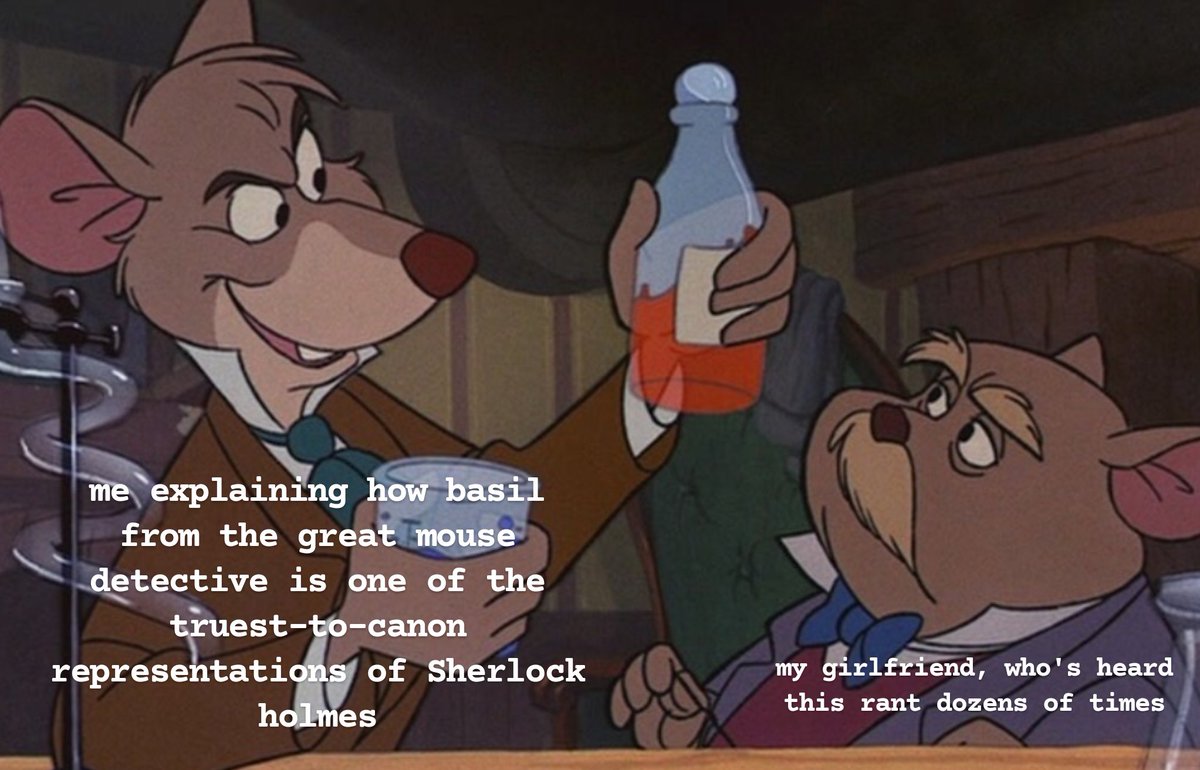 I just have lots of thoughts about dilution of the character of Sherlock Holmes in fictional media