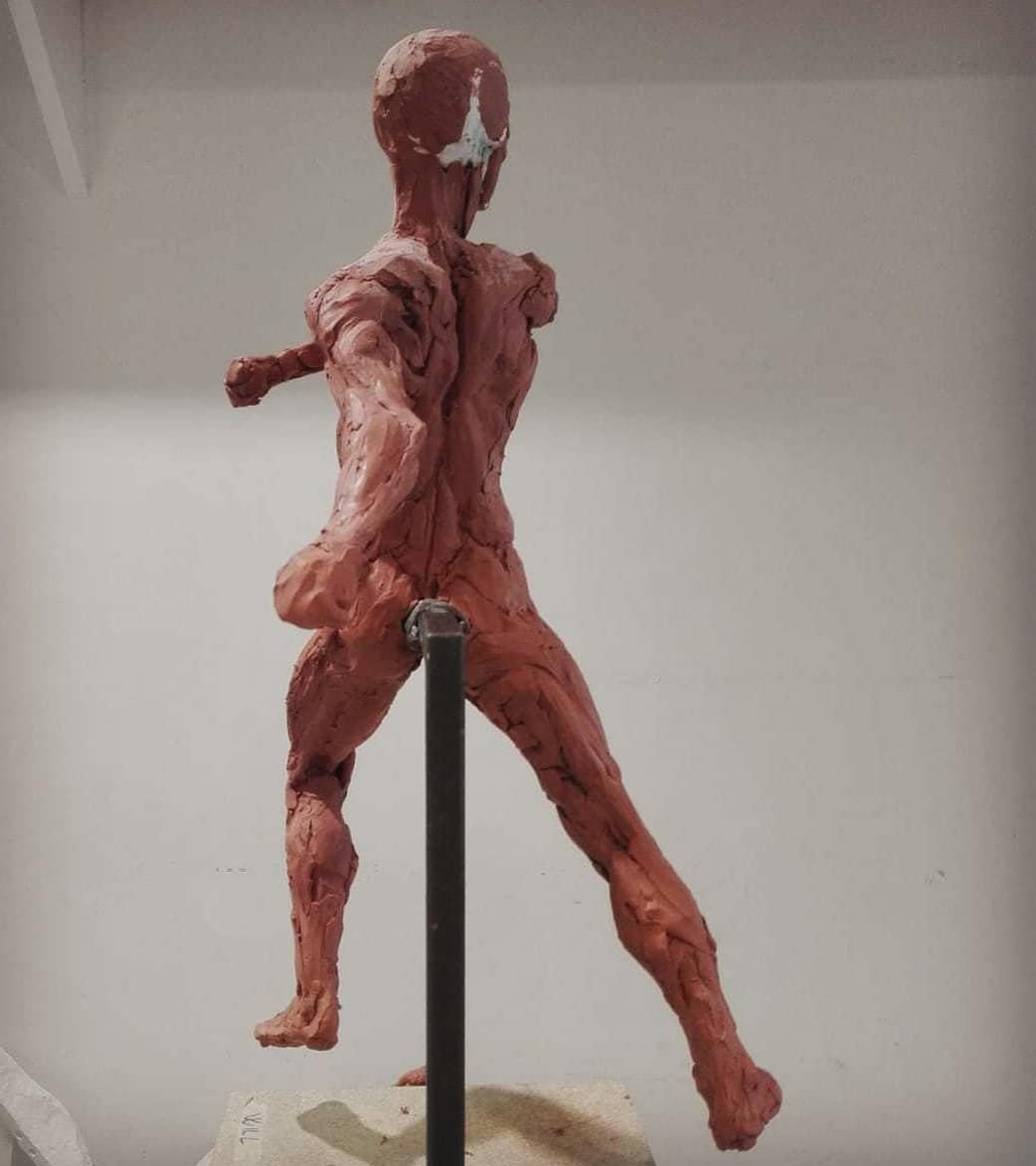 screenclay's tweet image. With Barcelona academy of art 
Opening their gates once again, we are #backtowork!
The final few weeks of our #écorché program have resumed, and it is wonderful to see the work of our students in person again! These pictures are from the weekend.
#anatomytraining #screenclayfx