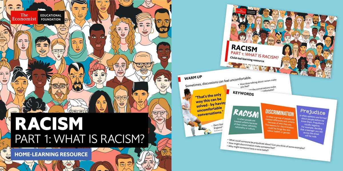 Econ_Foundation's tweet photo. Racism has always affected young people's lives, but it has recently become very visible in the media. In response to this, we've released part 1 of our learning resource introducing young people to #anti-racism discussions.

Download yours here👇
https://t.co/mIj2QKlQY6 https://t.co/P5xeUK8wx6
