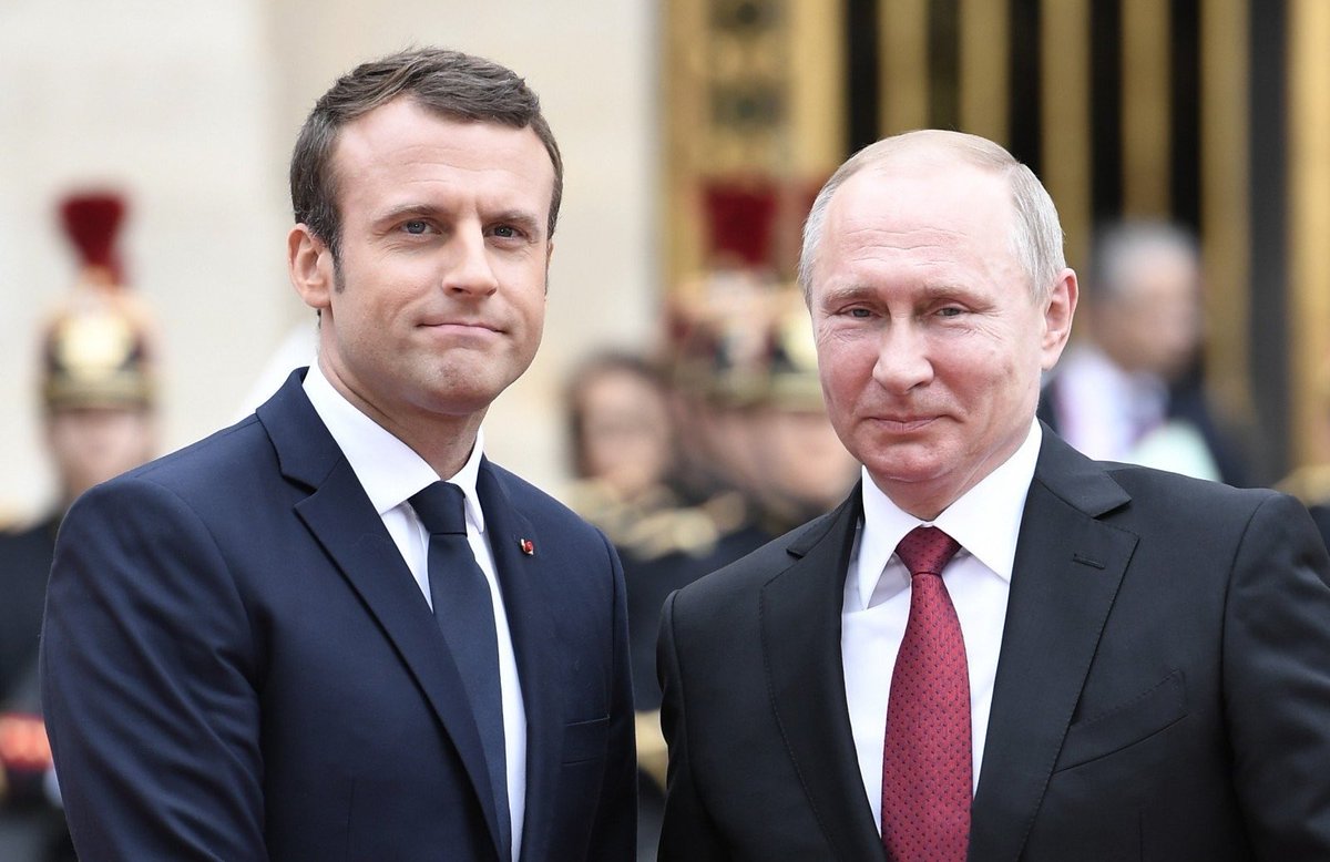 Путин с президентом франции