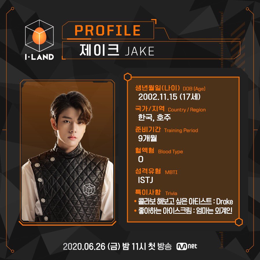 EHYPEN_JAKE's tweet image. 안녕하세요, 저는 Mnet #ILAND 지원자의 #제이크 (#JAKE)봇입니다. 

전 세계가 지켜보는 '생존 게임'이 시작된다! 제발 나를 응원해줘 나는 최선을 다할 거야! 🖤

#ILAND_JAKE #제이크 #MNET_ILAND