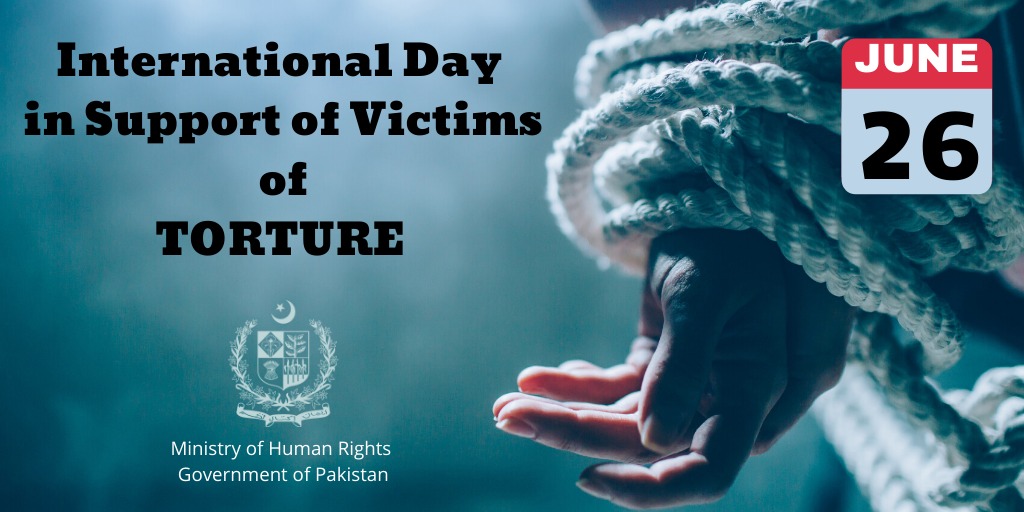 Torture is a fundamental violation of human rights. It is prohibited under Article 14 (2) of the Constitution of Pakistan which states that “No person shall be subjected to torture for the purpose of extracting evidence.”
#TortureVictimsDay #SupportLifeAfterTorture