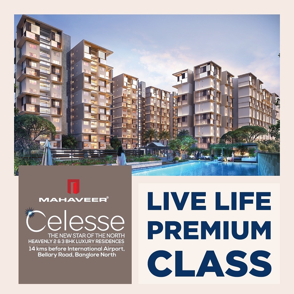 MahaveerRSPL's tweet photo. Mahaveer Celesse apartments offer a perfect setting for those who love to live in harmony. Upgrade to premium class and experience a touch of class.

#MahaveerGroup #MahaveerProjects #luxuriousProperty #MahaveerFlats #MahaveerCelesse #sale #Bangalore

https://t.co/EaXisTvC7f https://t.co/Mvh5awzWE9
