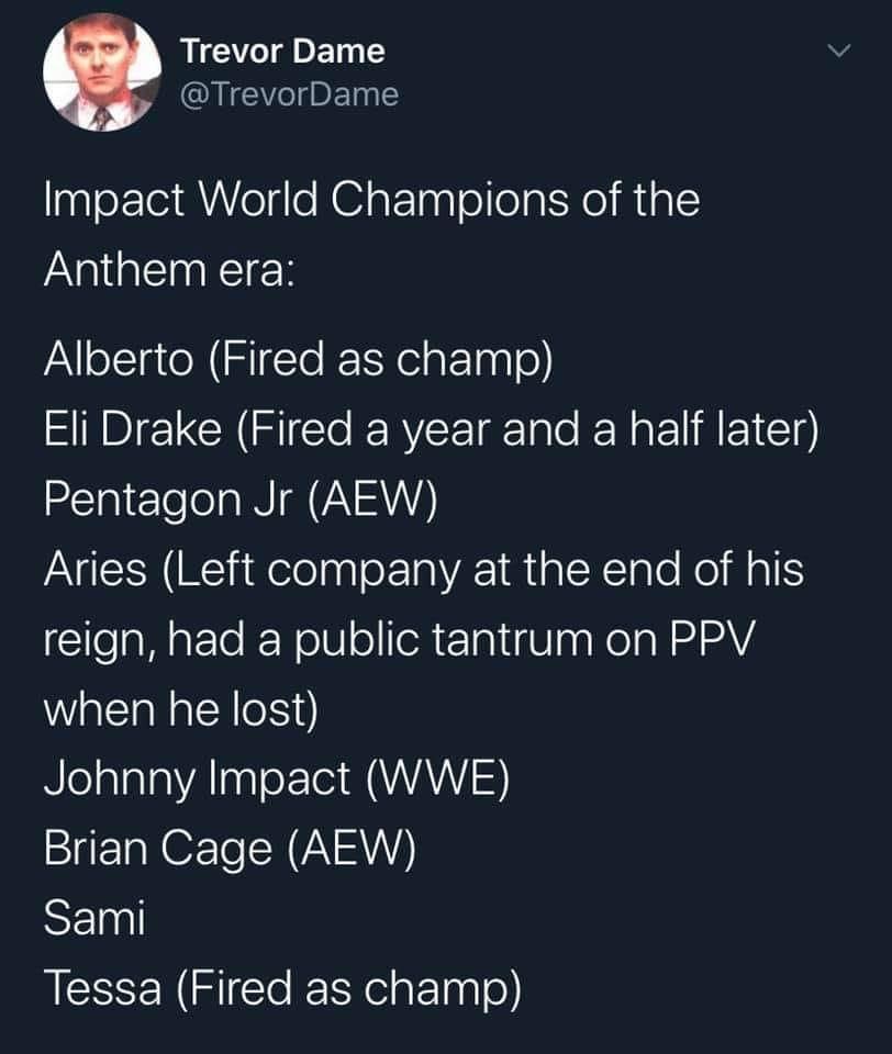 UrbanWrestleNW's tweet photo. Anthem we have a problem. The people who are choosing champions don't meet the right criteria for the job. Time to bring someone or someone's with a VISION for the future #ec3forchamp https://t.co/t6qQq1h7EX