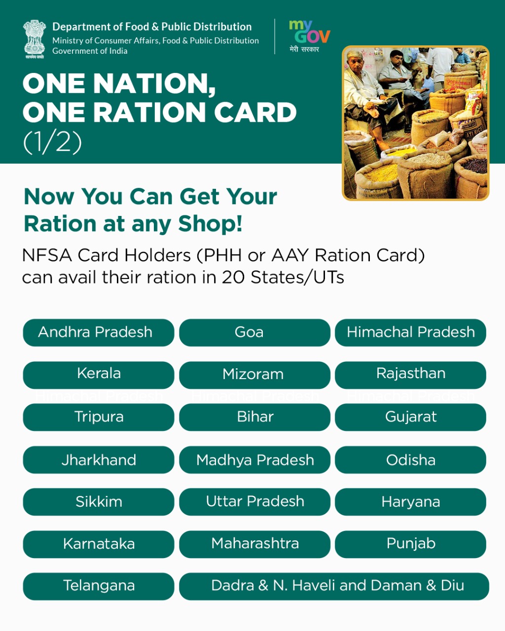Mygovindia Surging Towards Fulfilling The Mission Of One Nation One Ration Card Transformingindia T Co D5ul7ygqlx T Co Cc9fd8hczn Twitter