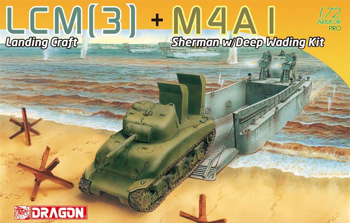 hobbysearch_mm's tweet photo. 【8月予約】
1/72 WW.II アメリカ上軍陸用舟艇 LCM(3) + M4A1シャーマン ディープ・ワディングキット付き DRAGON(ドラゴン)
予約開始です！→ https://t.co/r9zE21snO8
#プラモデル #プラモ #戦車 #シャーマン戦車 #M4A3 #InvasionofNormandy #OmahaBeach #Plastickits #Plasticmodel #Scalemodel https://t.co/bmLryc6KEz