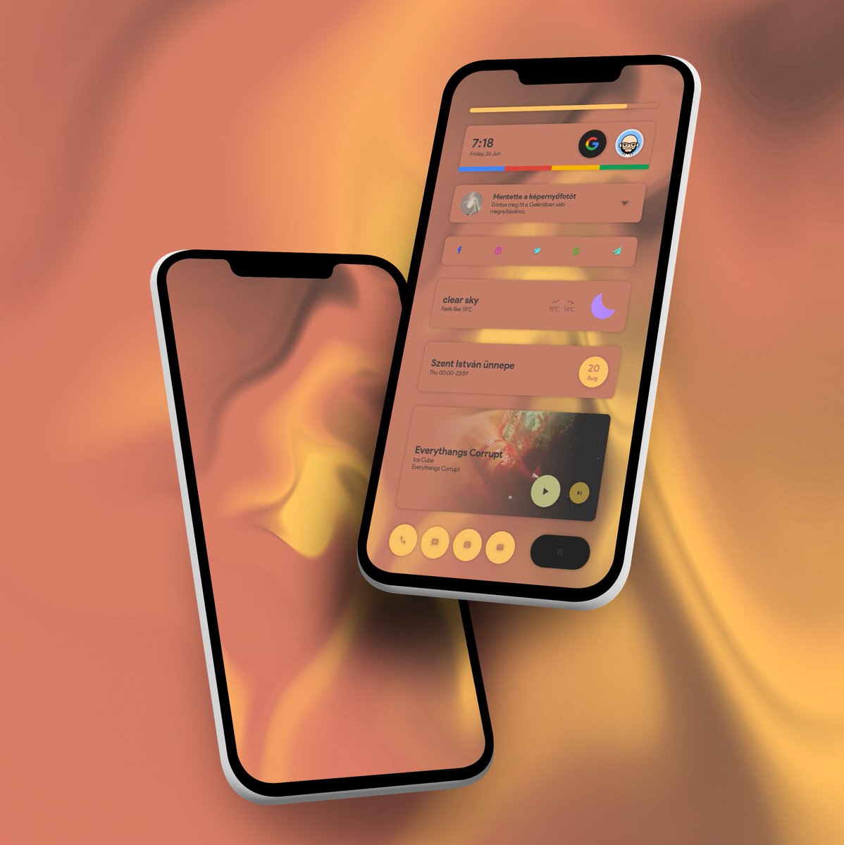 tizenharom13's tweet photo. @vhthinh_at #wallpaper 
@TheKwgt Pixel UI #kwgt 
@GalerVodgals #hishoot2i #template https://t.co/61jVw8lRXa