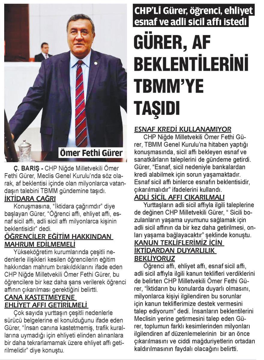 fethigurer's tweet photo. Öğrenci affı,ehliyet affı, esnaf ve adli sicil affı çıkarılmalıdır. https://t.co/4kZRyMJIg4