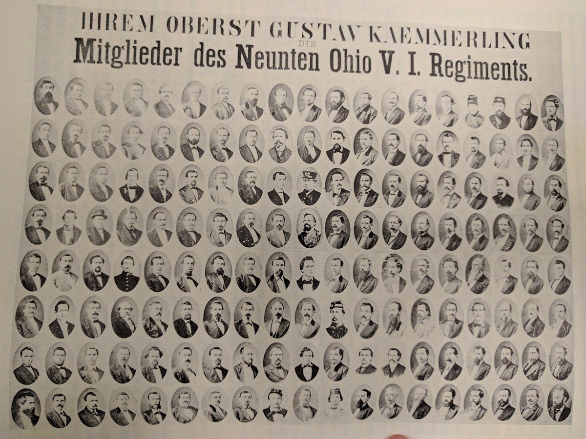 Speaking of the 9th Ohio Infantry Regiment, it was made up almost entirely of German migrants, a significant but difficult to measure percentage of which were associated with the communist movements in Europe prior to emigrating.
