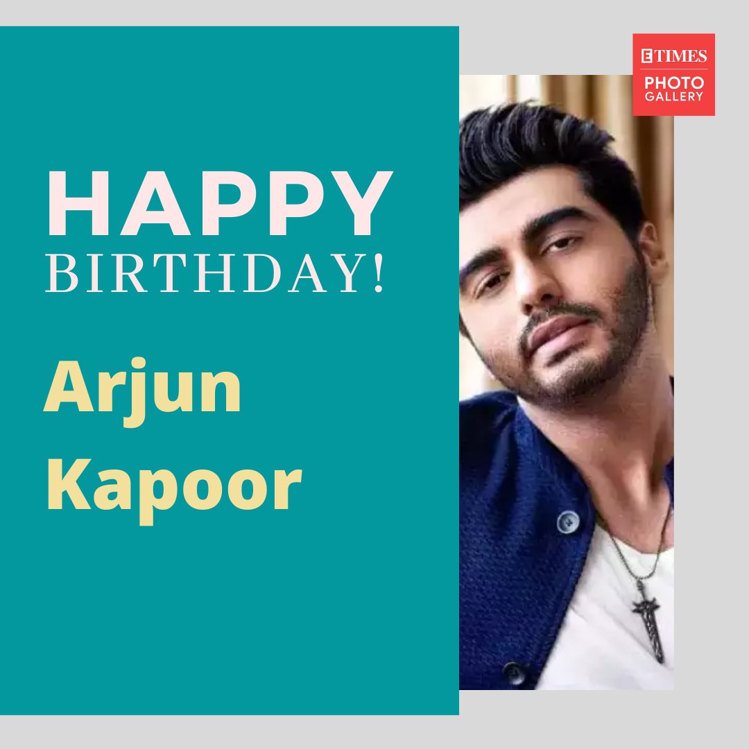 Here\s wishing the \Most Wanted Munda\ of Bollywood aka Arjun Kapoor a very Happy Birthday! 