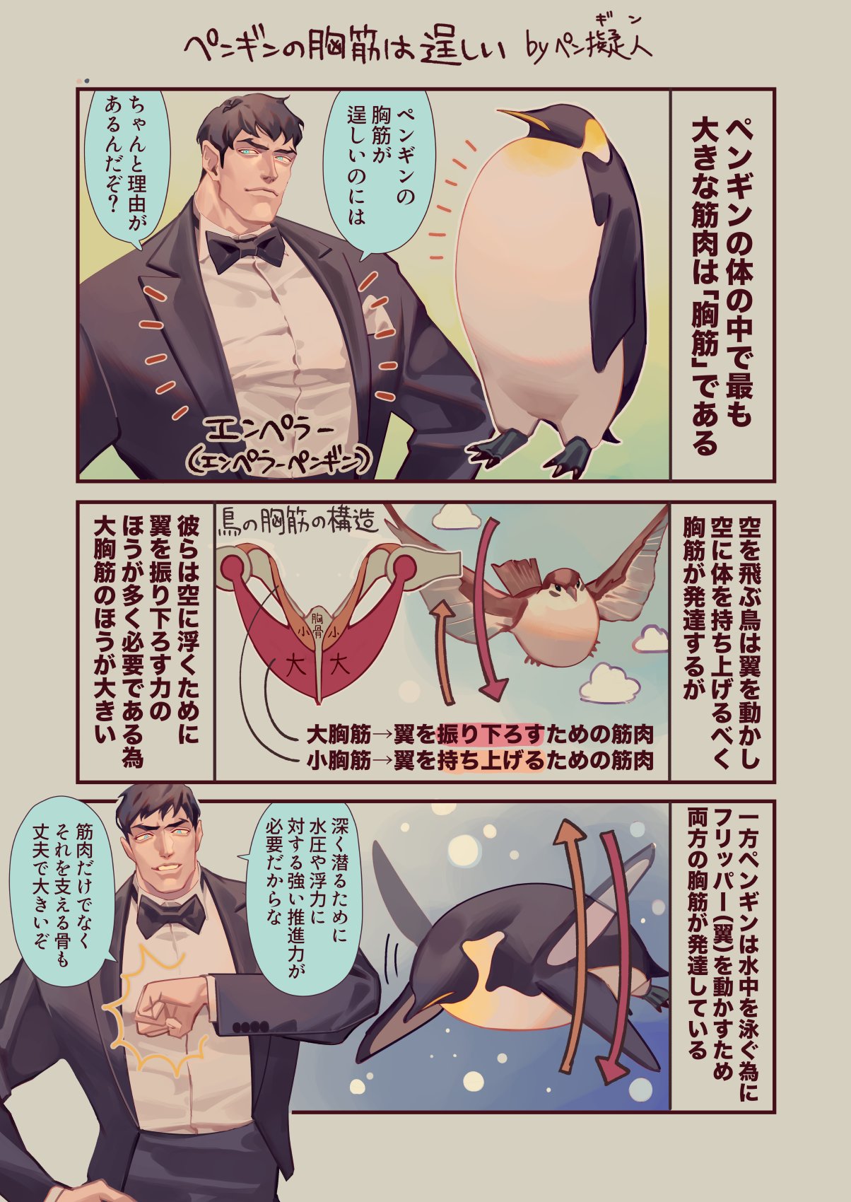 上野 綺士 Ueno Kishi ペンギン紳士 発売中 ペンギン擬人化創作 ペンギンの胸筋は逞しい ペン擬人 上野 綺士 Ueno Kishi ペンギン紳士 発売中 ペンギン擬人化創作 ペンギンの胸筋は逞しい ペン擬人