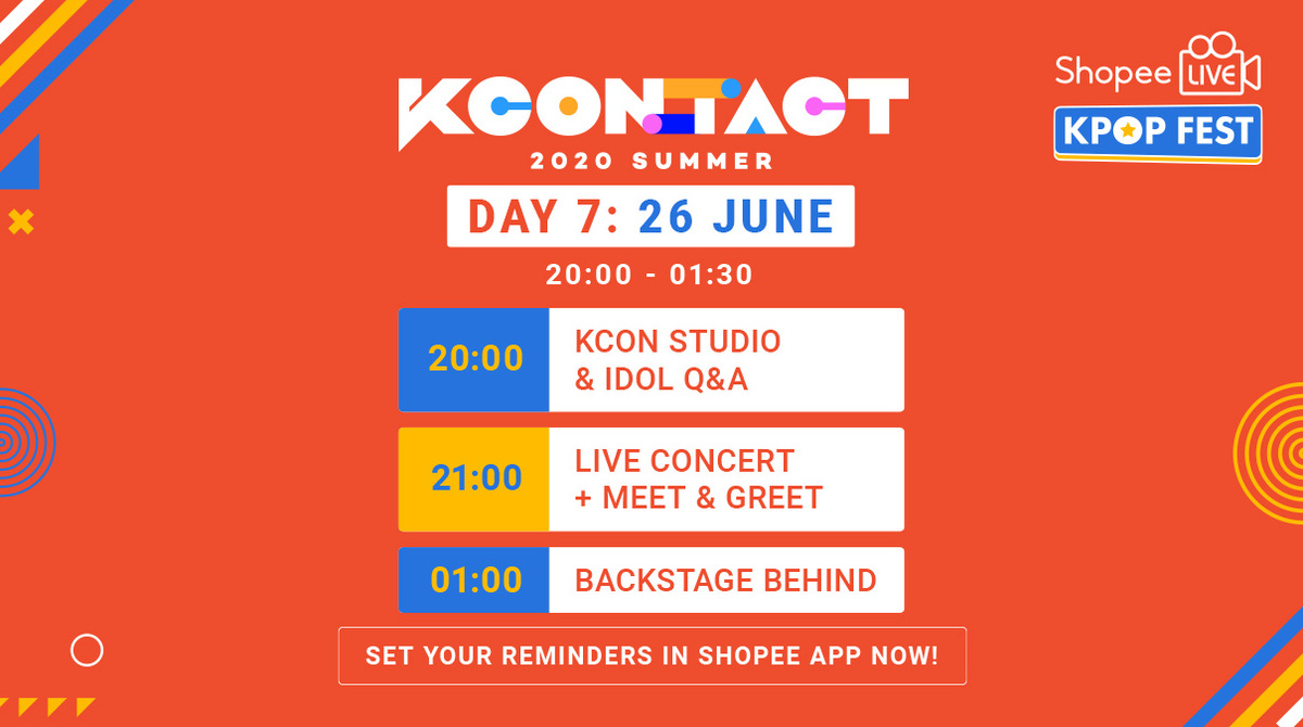 ShopeeMY's tweet photo. Last day and last chance to watch KCON:TACT. Exclusive on Shopee Live tonight, so don't miss it and win prizes at the same time!
https://t.co/8qmWnTqkX5
#ShopeeLiveKpopFest #ShopeexKCONTACT #ShopeeLiveMYKpopFest #ShopeeLiveMY https://t.co/JYxuXqITSv