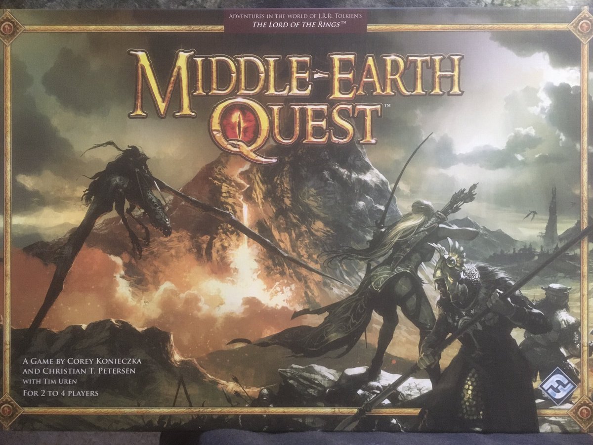 RemassogsRealm's tweet photo. #sauron spreads his influence around the party as they regroup. He then wins using #torulethemall . The party was set to win on the next turn. 😈#middleearthquest @FFGames / #tabletopgamesaddict #tabletopgames #boardgames #lordoftherings #exploration #fantasy #boardgameday https://t.co/lUS5NW0SYM