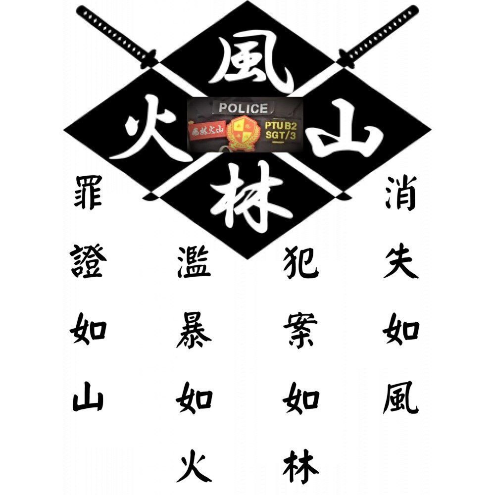 fattyfayefaye's tweet photo. #風火山林

Swift as Wind (hiding from danger);
Silent as Forest (witnessing CCP thug crimes);
Attack like Fire (indiscriminately at civilians)
Unmovable like Mountain (shirking)#HongKongPolice #Chinazi #CommunistChina https://t.co/HXeAyb1HPl