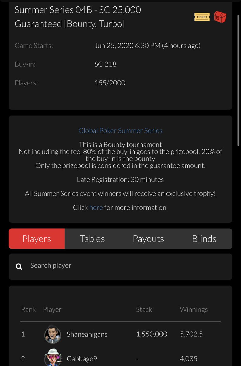 Ayyyy we shipped an <a href="/official_glp/">Global Poker</a> Summer Series tourney! 🏆