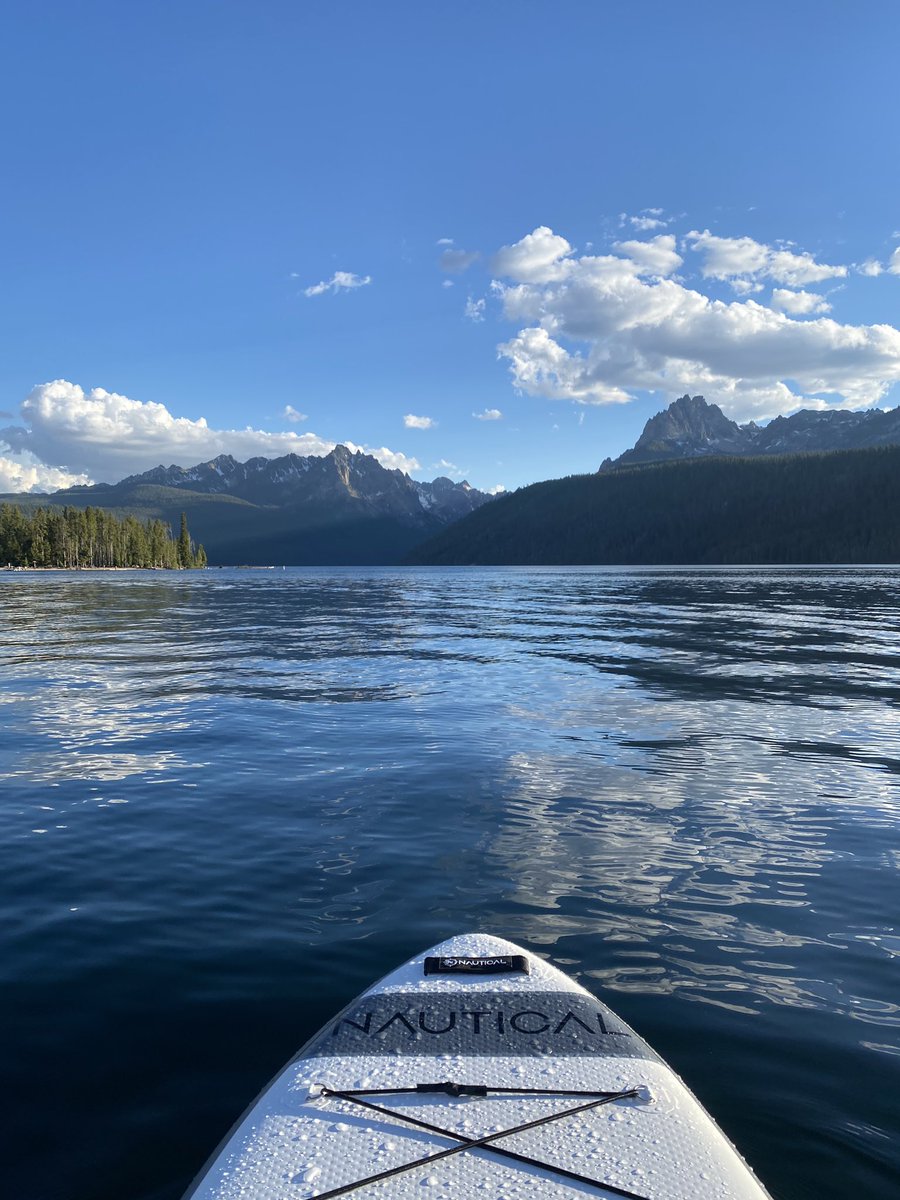 I figure bears can’t swim so I spent most of the afternoon in the middle of this lake