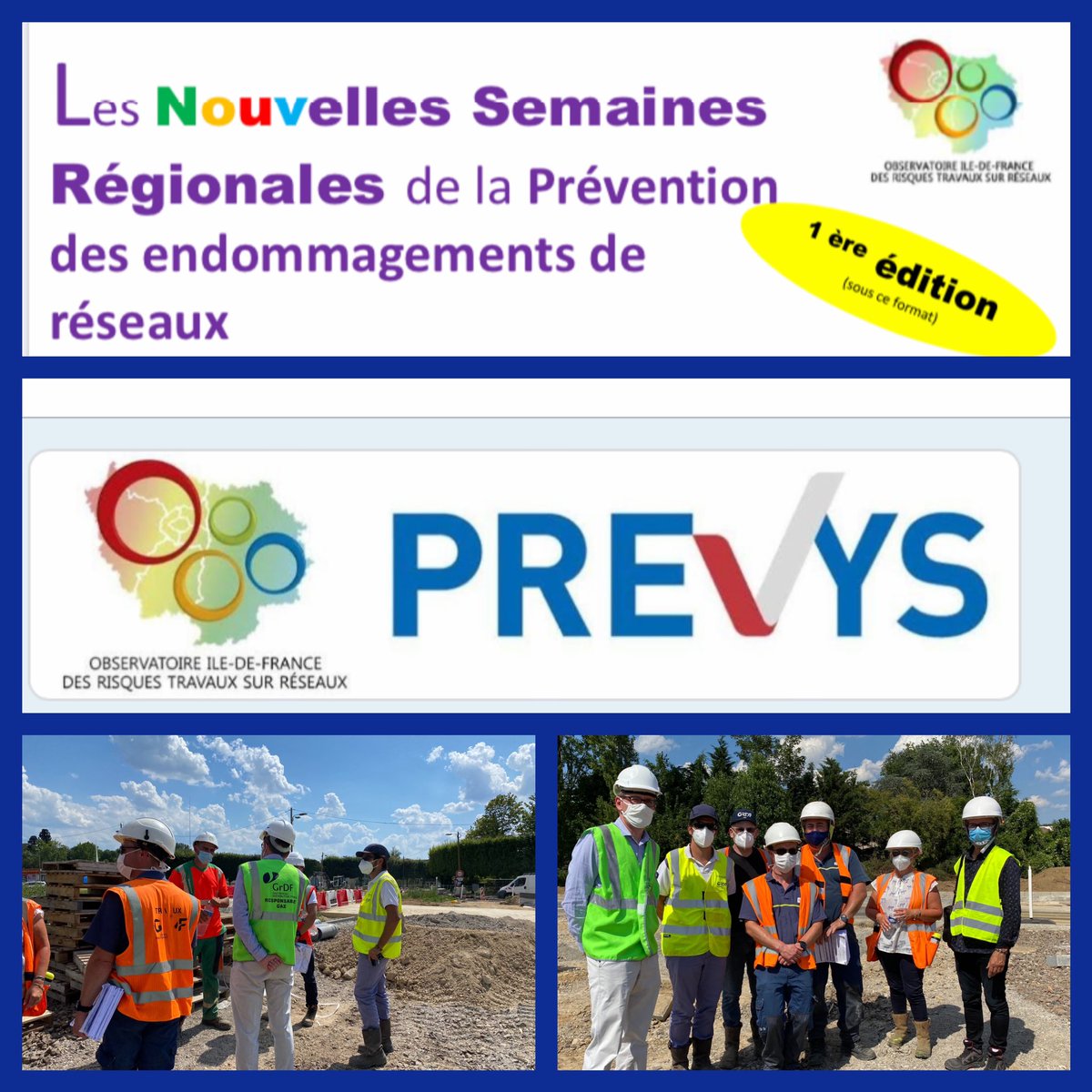 Semaines Régionales de la Prévention des #endommagement de #réseau en IDF 
La cellule Prévention DO <a href="/C_Chailley/">CHAILLEY</a> <a href="/MichaudJm/">jm michaud</a> accompagne les équipes #AISavigny-le-Temple dans le cadre du déploiement de PREVYS #échanges #pédagogie moments 👍par les entreprises..<a href="/OBSIDF_dtdict/">OBSIDF_dtdict</a> #dridf