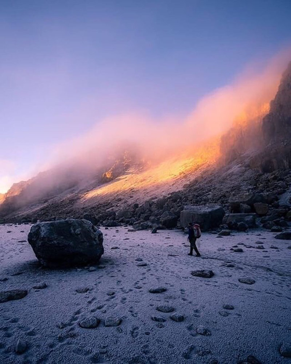 NaickAbswai's tweet photo. Foggy Sunrises at Crater Camp - only 500 ft underneath Uhuru Peak, the Roof of Africa, and the highest point of Mt Kilimanjaro. 

Is Mt Kilimanjaro on your pail list?

#mountkilimanjaroclimbing #mountkilimanjaroisintanzania
#mountkilimanjaroexpendition #mountkilimanjaro�� https://t.co/siO6KQvy5E