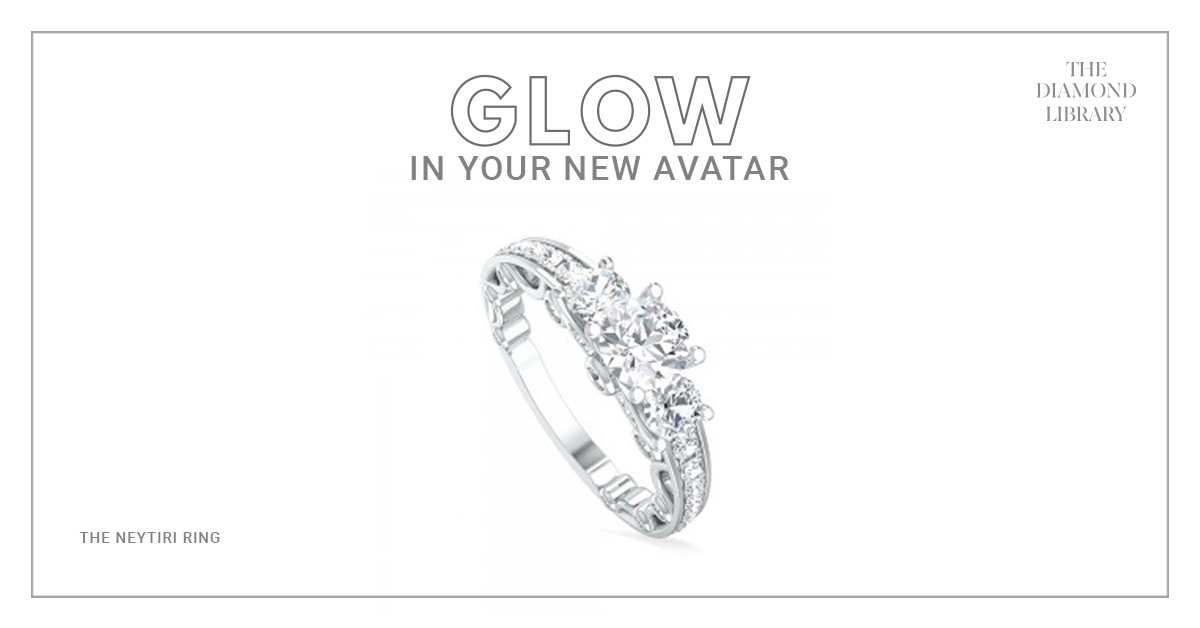 LibraryDiamond's tweet image. Embrace your new avatar with The Neytiri ring and glow like you&apos;ve never glowed before! 
#TheForeverDiamonds #EthicalDiamonds #TheDiamondLibrary #TDL #LabgrownDiamonds #Luxury #EthicalLuxe #Diamonds #AllThatGlitters #ThePerfectDiamond #NoBloodDiamonds #SustainableDiamonds
