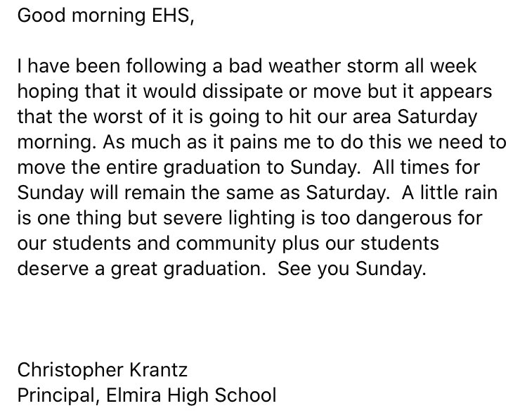 Elmira High School tweet media