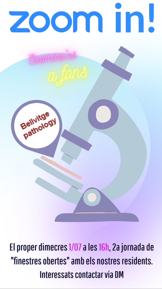 Segona edició! #finestresobertes #ZoomIn <a href="/hbellvitge/">Hospital Universitari Bellvitge | HUB</a> #MIR2020 #mirabierto2020 @MIR2020Abierto