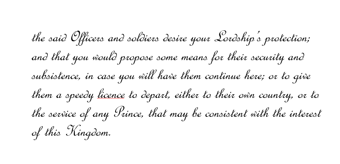 The next misconception is regarding loyalty, following the disbanding of the English army (11 Dec 1688) the Officers and men of Lord Forbes regiment pledged their loyalty to the Kingdom showing concepts of martial discipline loyalty to the state.  #EMQuon 9/16