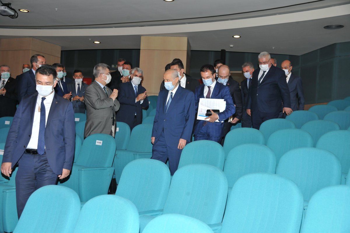 MHP_Bilgi's tweet photo. Genel Başkanımız Sayın Devlet BAHÇELİ başkanlığında, milletvekilleri toplantımız başladı. https://t.co/9eIBYjAS24