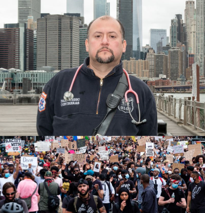 #myMCNY Hero on the Frontline of Covid19 

I CAN'T BREATHE! A plea that resonates in policing reform and vigilance against the coronavirus. MCNY #EmergencyManagament Professor GEORGE W. CONTRERAS in the Daily News. 

nydailynews.com/opinion/ny-ope…