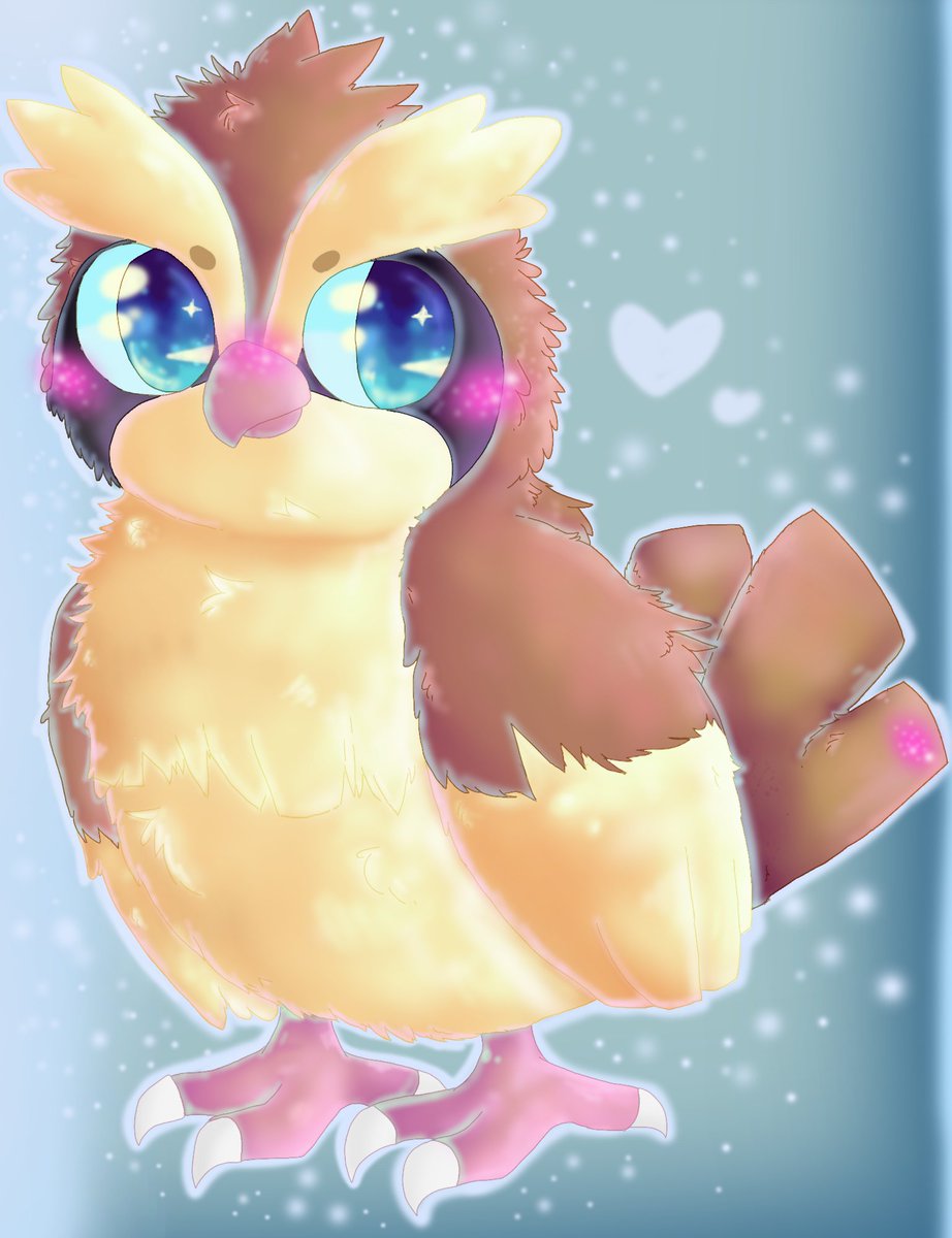linlout's tweet photo. Pidgey! 
#pidgey #art #Pokemon #fanart #cute #kawaii #adorable #drawing #nintendo https://t.co/PTJCaNh3ao