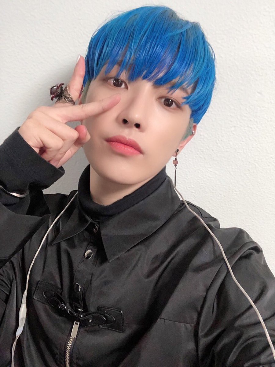ATEEZofficial's tweet photo. [#홍중] 보고 싶었죠??💙💙💙
#ATEEZ #에이티즈 https://t.co/tZm26YFlwb