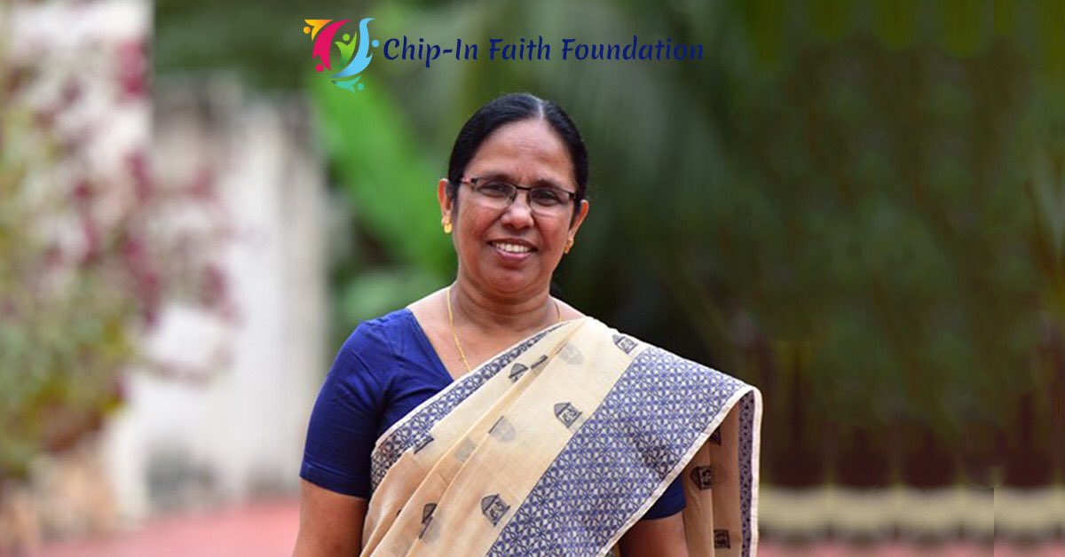 chipinfaith's tweet photo. On 23rd June, on the occasion of Public Service Day, United Nations honored Kerala Health Minister KK Shailaja for her commendable approach towards tackling the COVID19 situation in the state of Kerala. 

#gratitude #honored #stayhumble #ChipinFaithFoundation https://t.co/BHhDfrkI7E