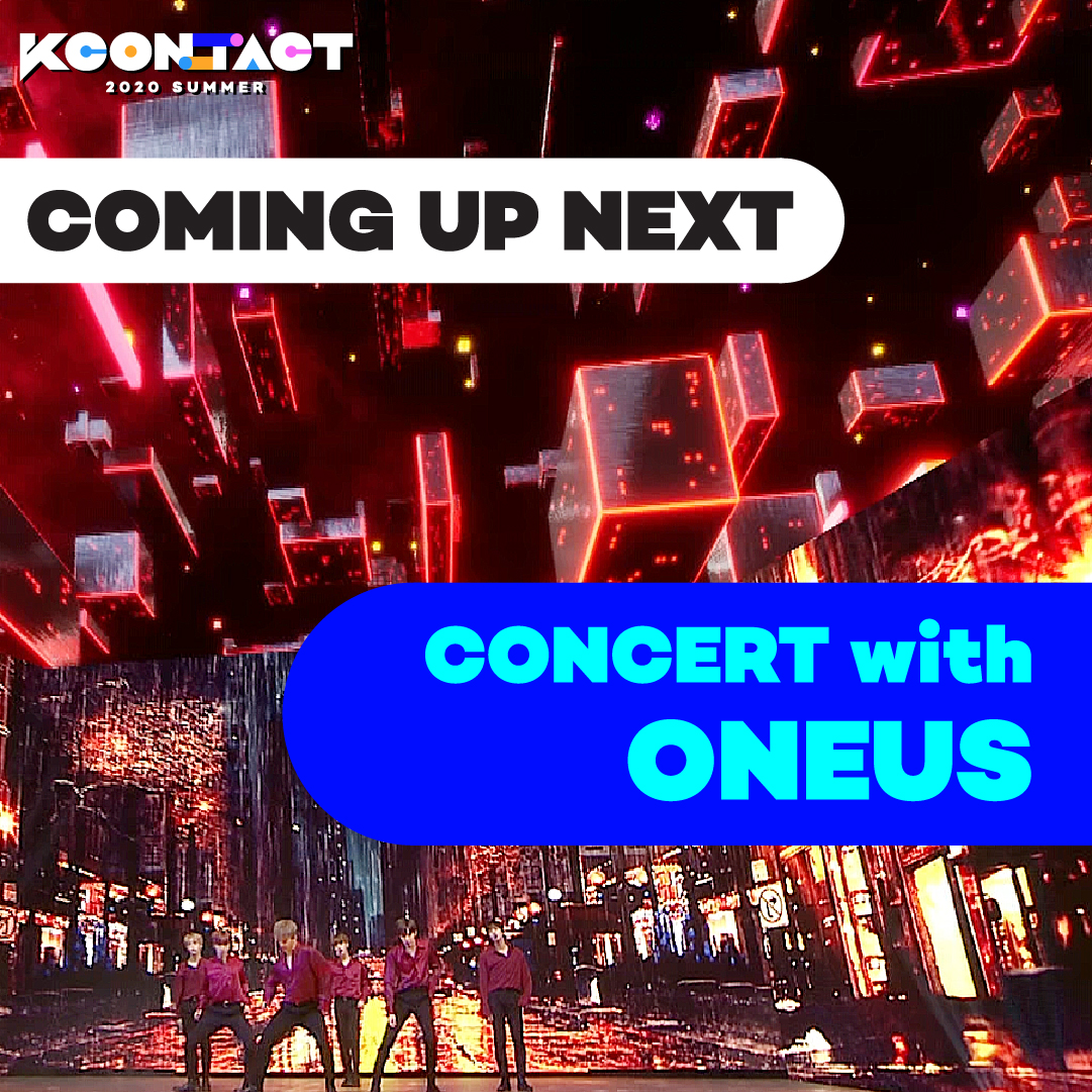 KCON_official's tweet photo. [KCON:TACT 2020 SUMMER] DAY 7 #ONEUS

@official_ONEUS is coming everybody! Sit tight!

▶WATCH #KCONTACT NOW: https://t.co/r2LY9moQI2 
#KCON #KCON2020 #LetsKCON247 https://t.co/mNib104ZO5