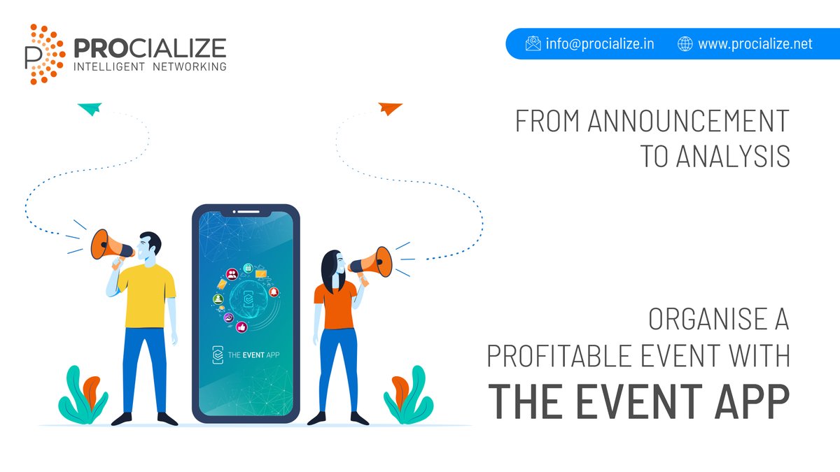procialize's tweet photo. Meetings, conferences, exhibitions, webinars – plan and execute successful events with #TheEventApp. Audience participation and a detailed analysis ensures that both, the attendees and sponsors, are satisfied at the end of the day.
#Procialize #eventapp #appdevelopment https://t.co/QbrYEsgqXQ