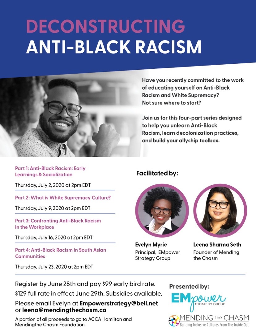 nannymaroon's tweet photo. Join us for a 4 part series designed to help you unlearn anti-Black racism, learn decolonization practices, and drive change. Register by clicking the link here: https://t.co/7Mm2Ae50dB https://t.co/lbDz1NwRP4