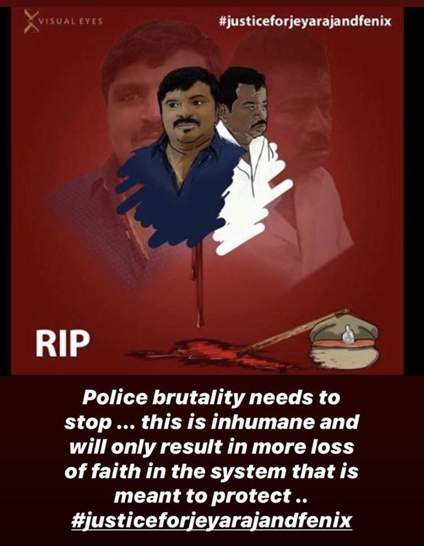 Chinmayi's tweet photo. #JusticeForJeyarajAndFenix https://t.co/dCz7ISHgxT