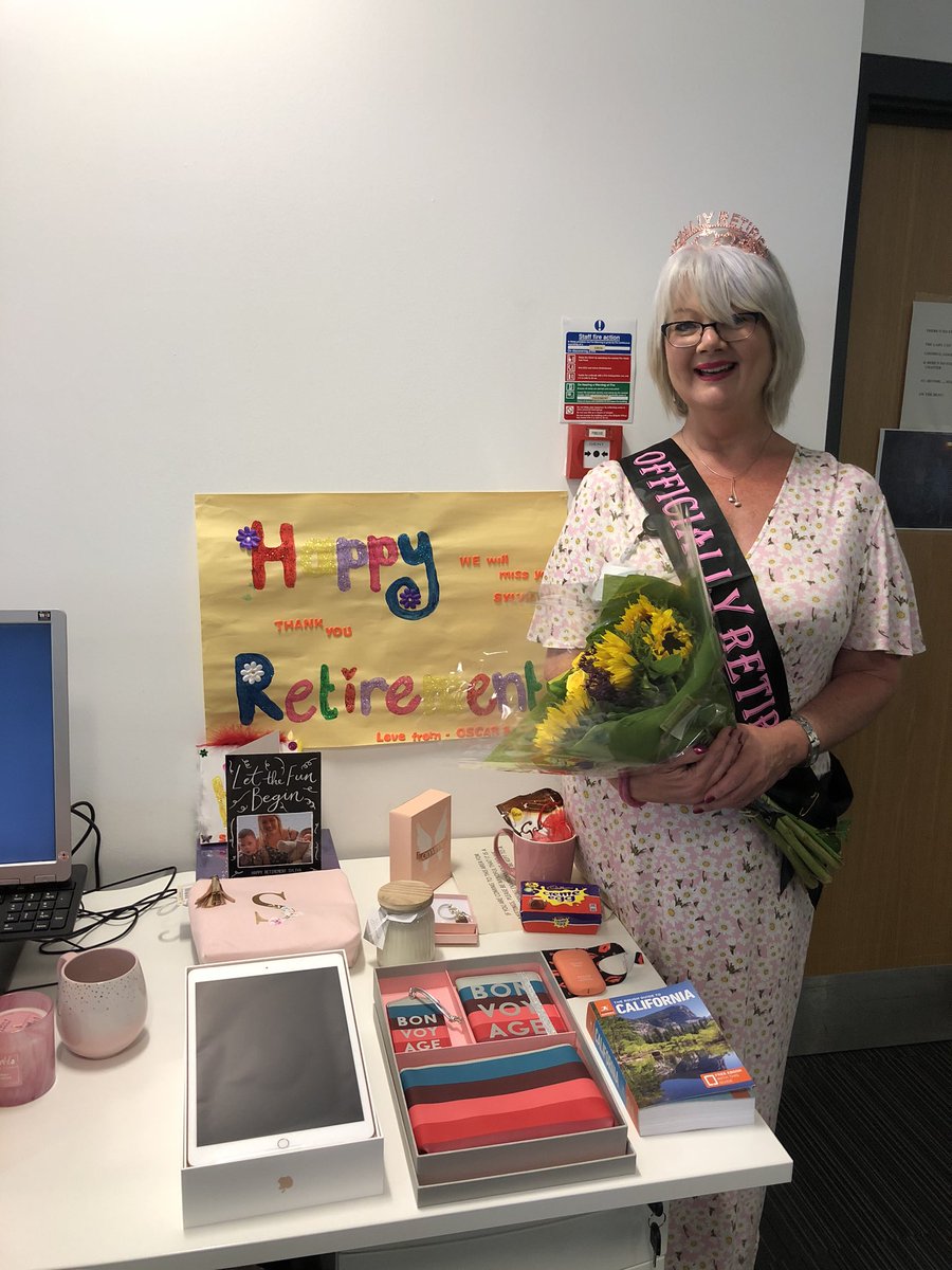 RHCGlasgow's tweet photo. Wishing a very happy retirement to our wonderful Sylvia who has led our complex airway team for 13 years and provided care and attention to the children and families of Scotland for 38 years! You will be missed! @jenfrodgers @NHSGGC @HUGrhc https://t.co/sGCmDvJ1jM