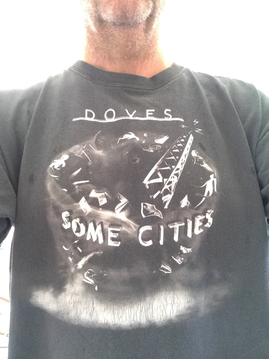 iwaswaylaid's tweet photo. T shirt of the day @dovesmusicblog @Jimi_Goodwin #somecities #dovestour https://t.co/8FoJEB90fM