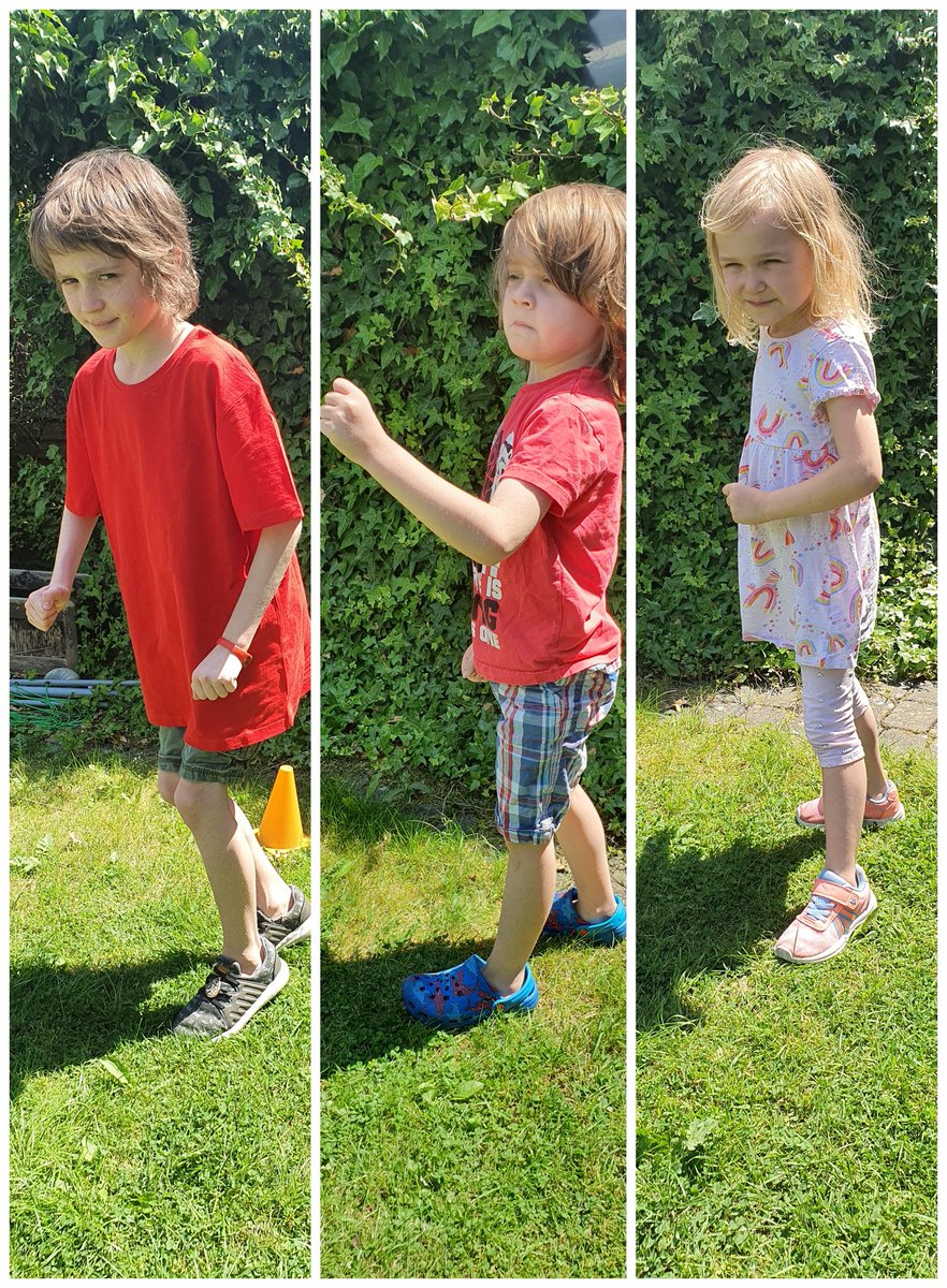 amandajph's tweet photo. The rainbow games are complete. Alex, Nathaniel and Olivia have enjoyed them all. Olivia was the fastest, Nathaniel was surprisingly enthusiastic and Alex was persistent. All 3 had good fun. #alternativesportsday @SherrierY1 @SherrierY4 @SherrierCE @GetSet4PE #getsetgo https://t.co/Gzc0Tmay5y