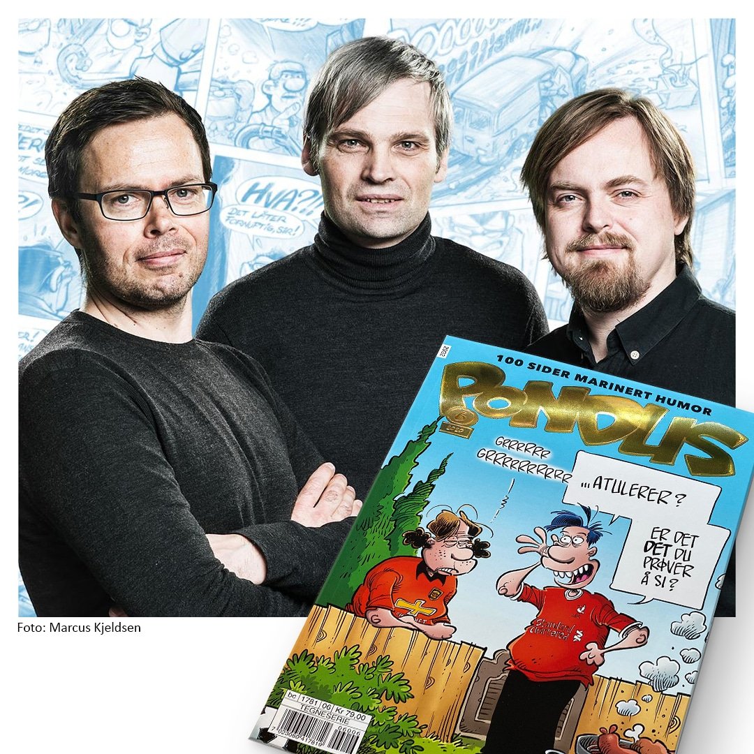 KrugerKrogh's tweet photo. Stort sommernummer av Pondus ute i butikkene nå! Der forteller vi om produksjonen av bok nummer 3!

Vi har endelig kommet oss på Patreon!  Det er svært hyggelig om De har lyst til å være en støttespiller. 

https://t.co/rHG5xRQqAj

Hilsen Bjarte, Ronald og Endre https://t.co/Nrq1usveVi