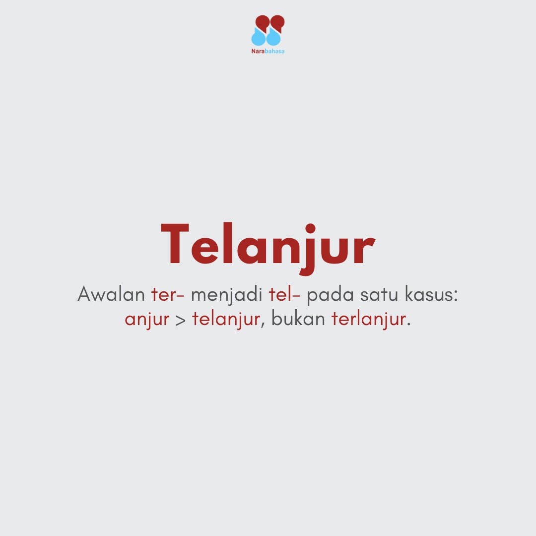 Narabahasa On Twitter Kalau Ada Yang Berkata Aku Terlanjur Sayang Jangan Percaya Percayailah Dia Yang Berkata Aku Telanjur Sayang Https T Co Vsttv4iadu 7 years ago7 years ago. aku terlanjur sayang
