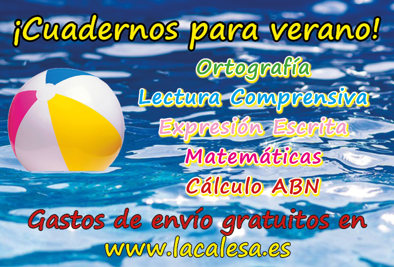 editorialcalesa's tweet photo. Cuadernos de repaso y refuerzo para el verano.
#Ortografía, #Lectura Comprensiva, Expresión Escrita, #Matemáticas, Cálculo #ABN
¡Gastos de envío gratuitos! https://t.co/MALvc3eDom https://t.co/jxD820rbA0