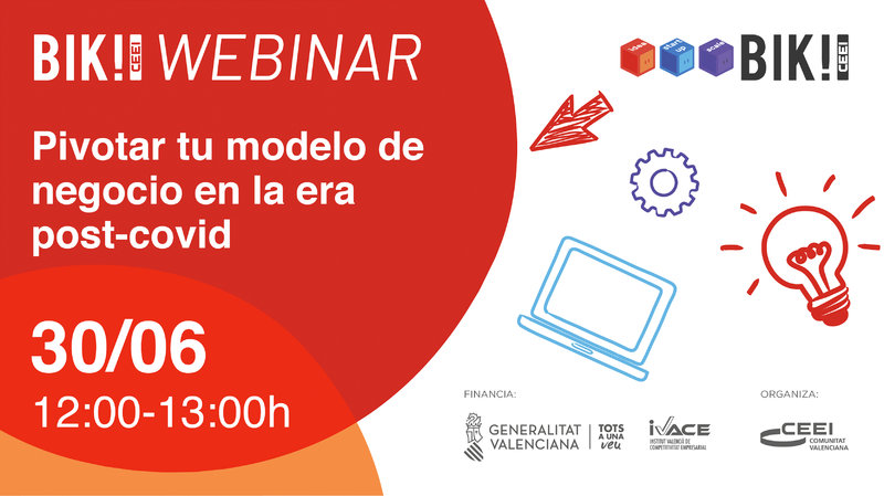 CEEICastellon's tweet image. #Agenda

El martes 30 a las 12 h, de la mano del Programa on line de capacitación de agentes del Ecosistema de Emprendimiento de la CV, llega el BIK Webinar 'Pivotar tu modelo de negocio en la era post-covid', con Héctor Llop (#Pixelcom) y @yoemprendo 

ceeicastellon.emprenemjunts.es/?op=14&amp;amp;n=17242