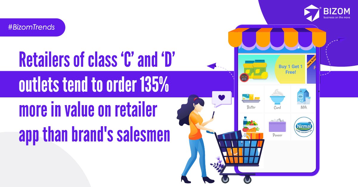 get_bizom's tweet photo. Surprise surprise! Retailer self-ordering helps drive growth beyond your Key Retail Outlets.
#BizomTrends #RetailerSelfOrdering #BizomRetailerApp #Distiman #CPGDemand #ConsumerGoodsDemand #FMCGDemand #Bizom #FMCG #CPG #MultiTouchDistribution #RetailIntelligencePlatform https://t.co/asoSG8vtFF