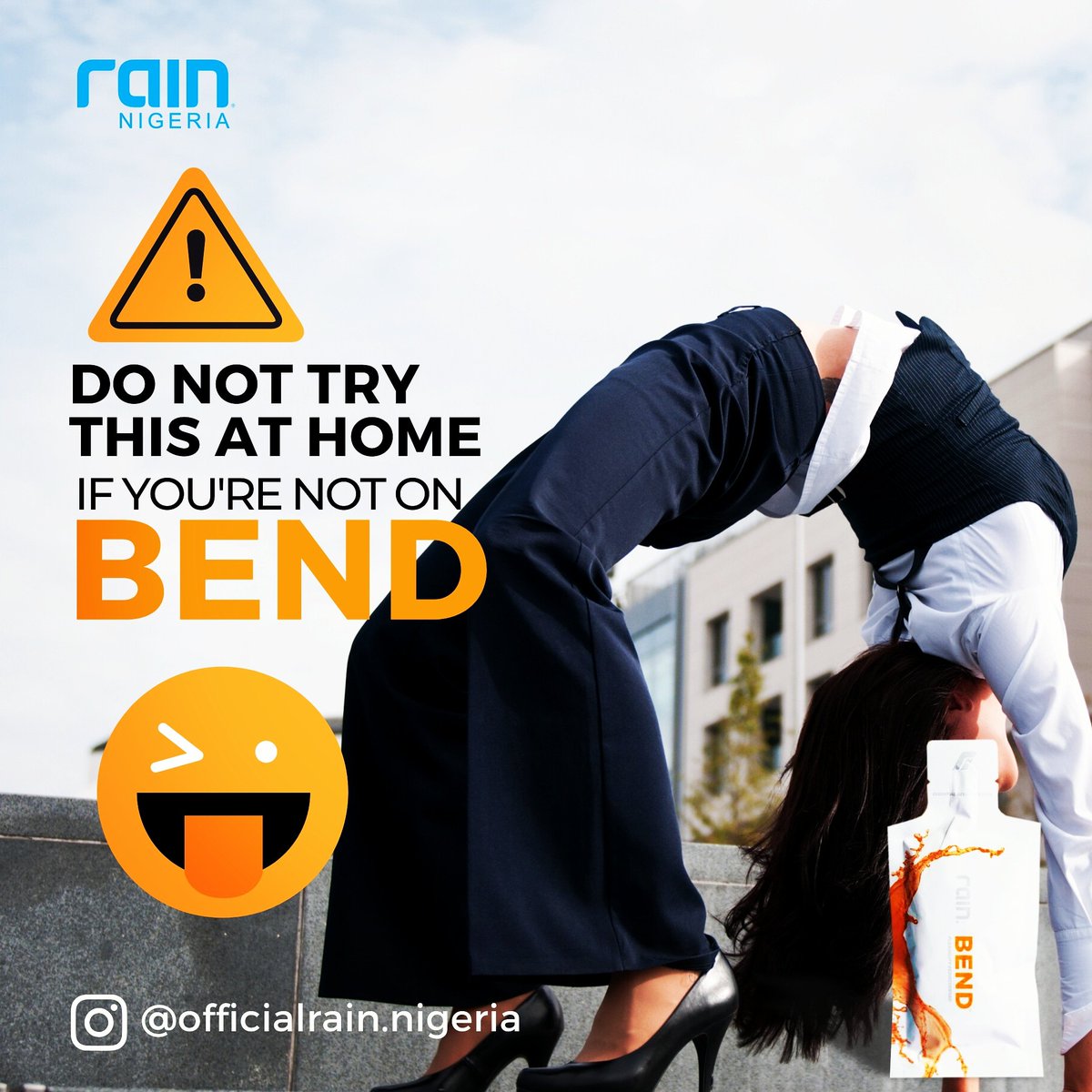 seedsciencenut's tweet photo. When we say BEND, this is exactly what we mean. So how well lubricated and flexible are your joints to bend this way?
#RainBEND
#Rainnigeria
#rainintl
#Rainsoul
#Raininternational
#flexible
#arthritis
#jointhemovement
#jointpain
#HowYouLikeThatToday
#Hushpuppi
#NPowerNG https://t.co/ScG2eN2gKj
