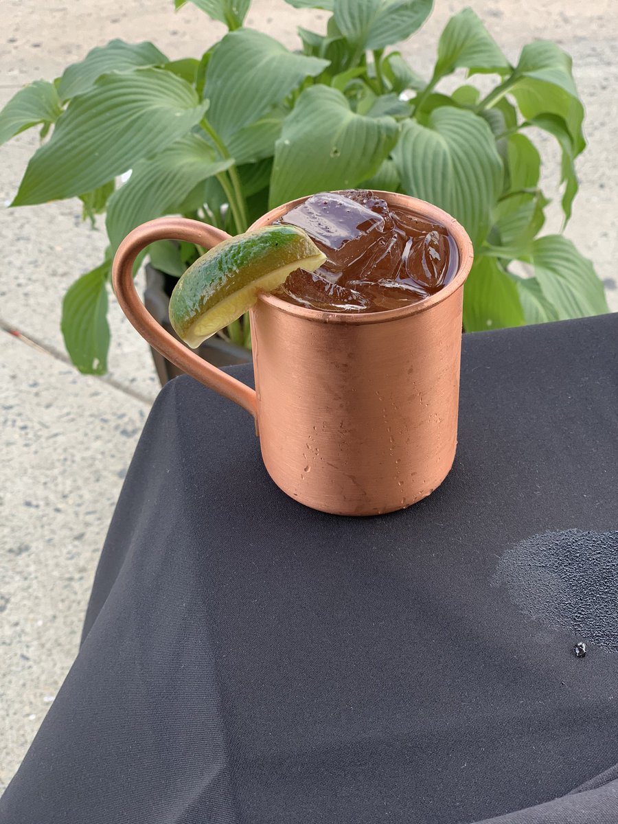 Perfect cocktail on a sunny afternoon <a href="/bj_ryans/">BJ Ryans</a>.  Gold Apricot Mule is so refreshing and blends the flavors of Apricots with Ginger to make it a perfect drink while sitting out on the patio. #goldapricotvodka #justtasteit #summercocktails
