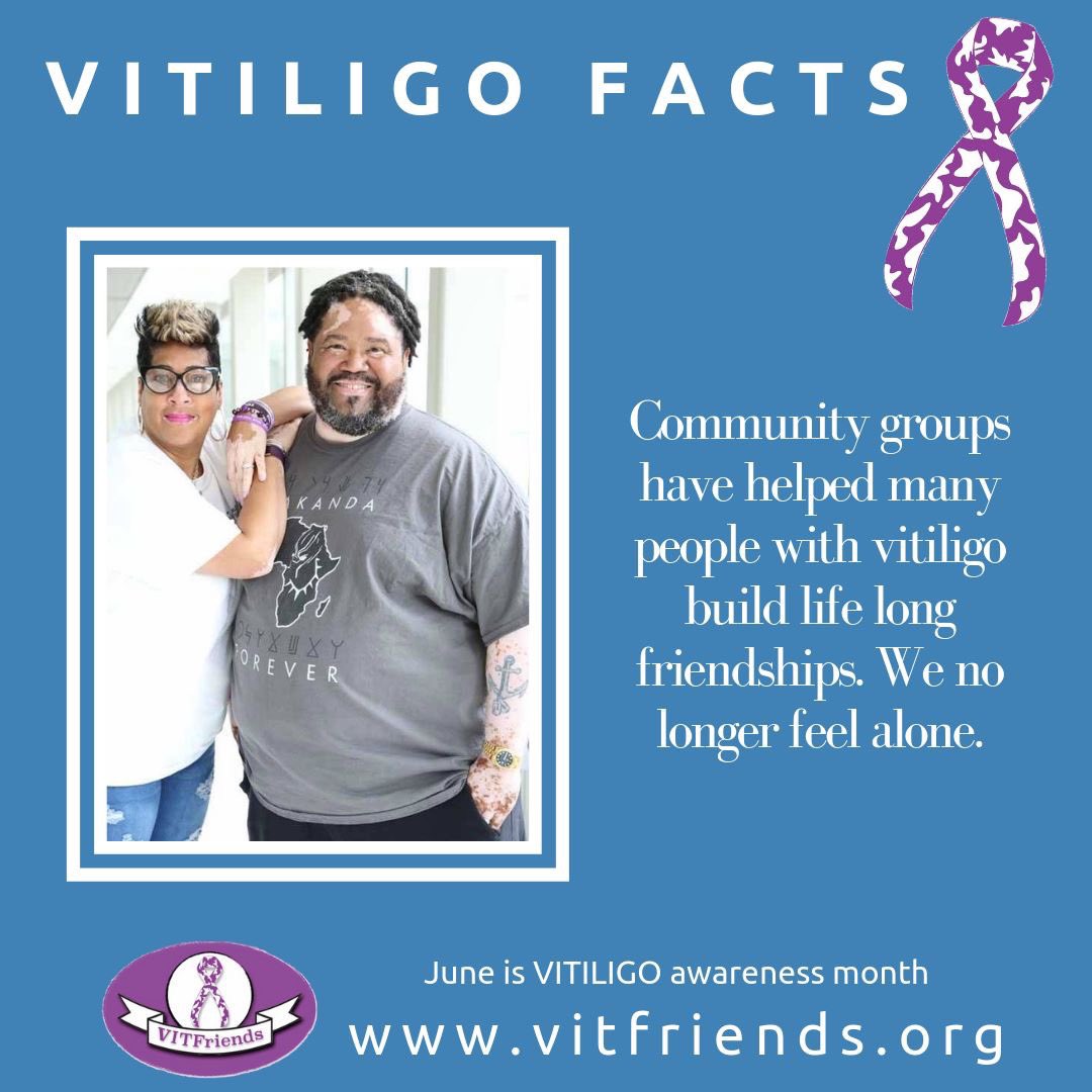 VITFriendsBOS's tweet photo. VITILIGO FACTS
#vitiligo #vitfriends #skin #vitiligoworld #vitiligonation #vitiligopride #livingdappled #worldvitiligoday #vitiligoawarenessmonth https://t.co/j5e2mlnnxA