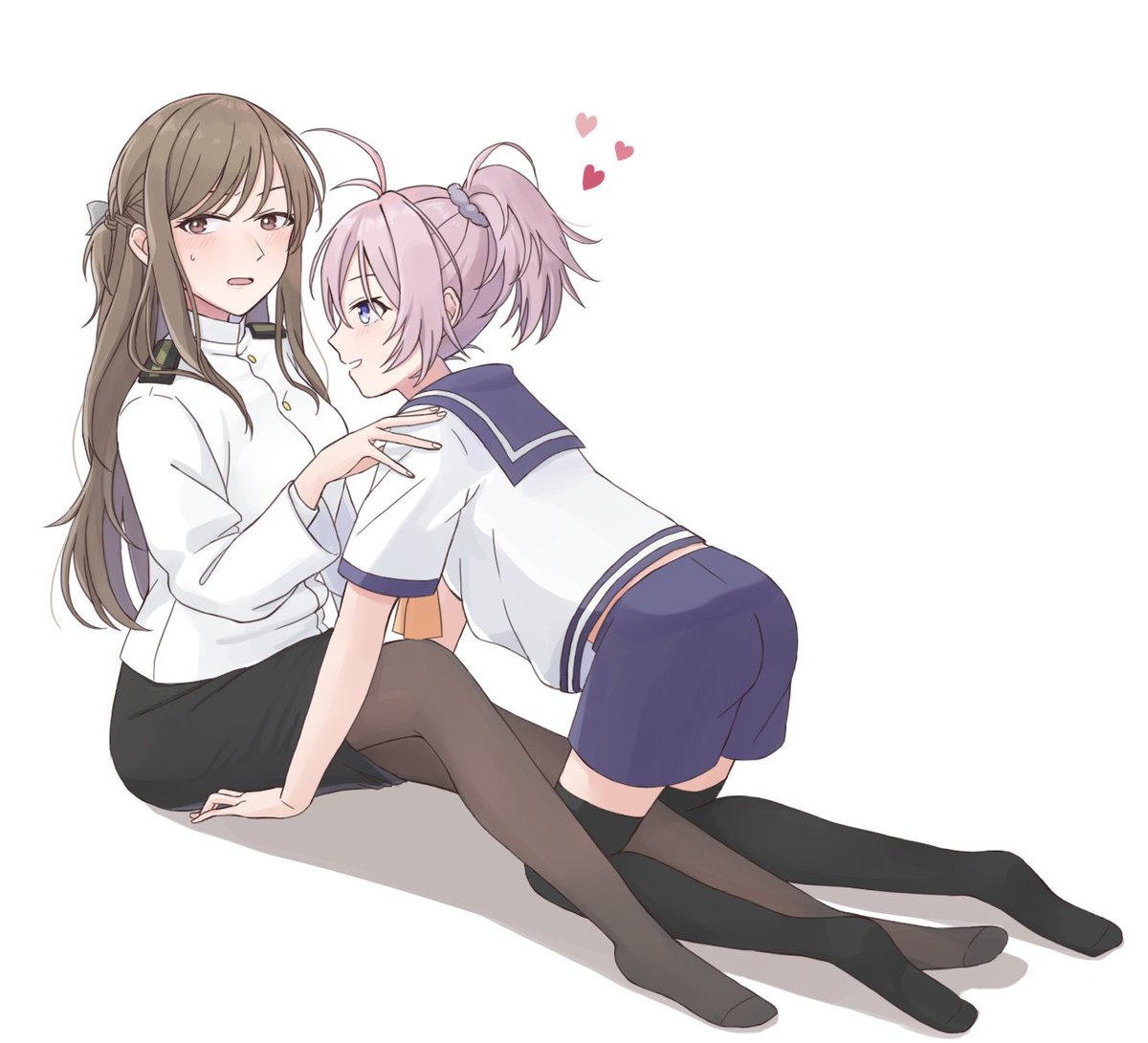 艦これ 青葉型はピンク髪かわいい 艦これ Hydromoonのイラスト