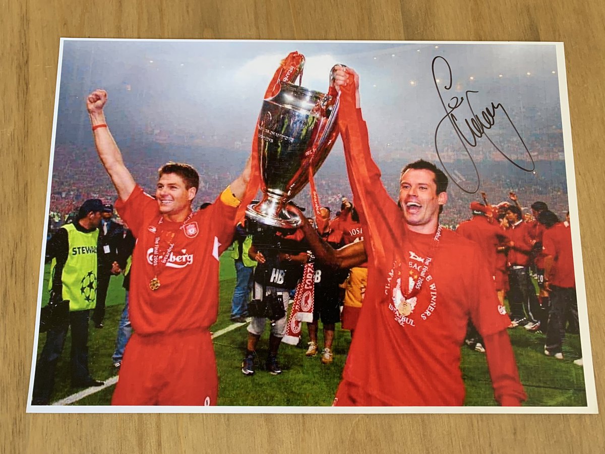 Kititout1's tweet photo. Due to the big night yesterday we have teamed up with the amazing @lovefollowconqr for a giveaway all you have to do is follow them, like this post and retweet, the prize will be either one of these two tee’s and either one of the signed @Carra23 pics below, Good Luck #KitItOut https://t.co/XMwLXPIk4i